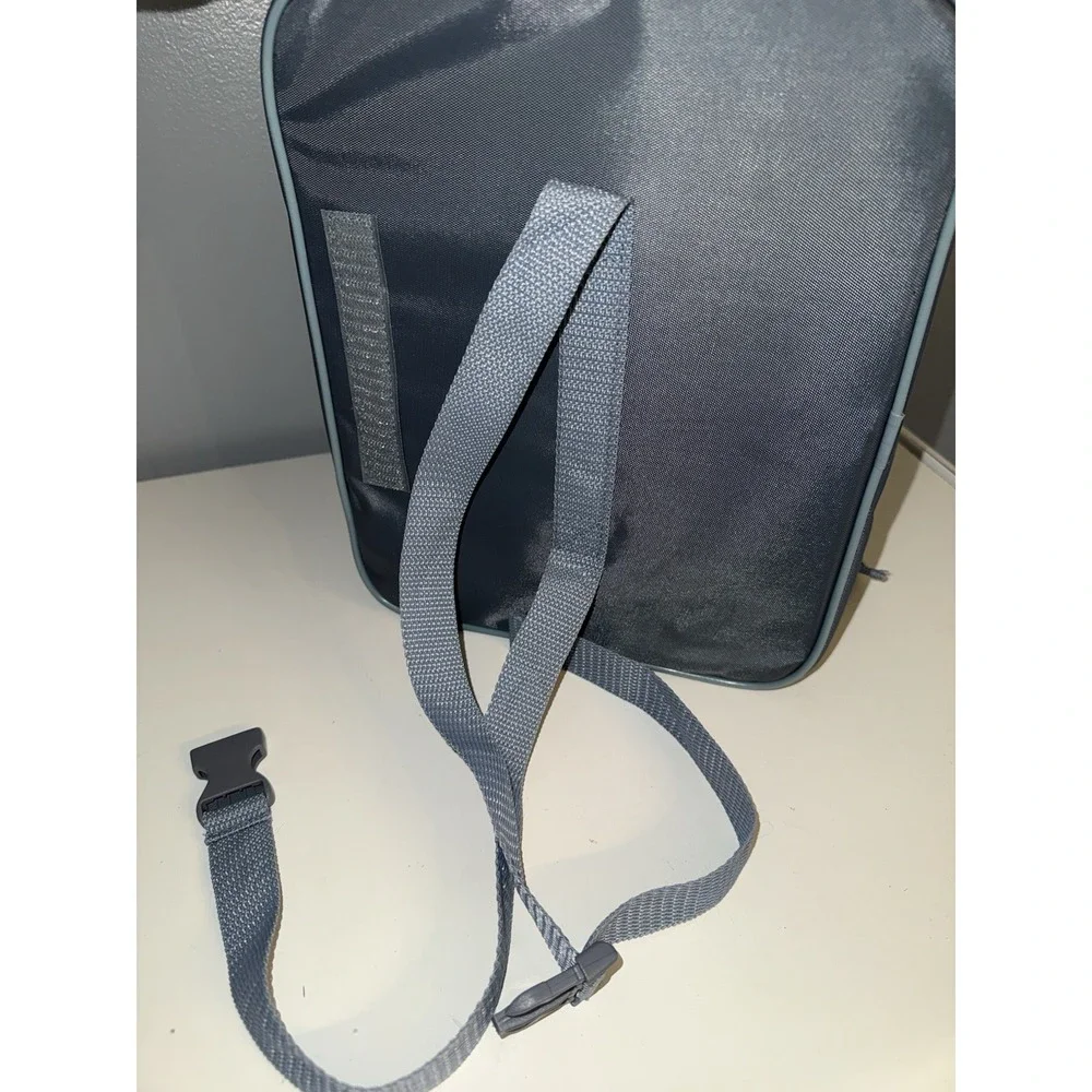 Nuby Easy‎ Go Travel Booster Seat Portable High Chair Gray Chevron 35lb NWOT